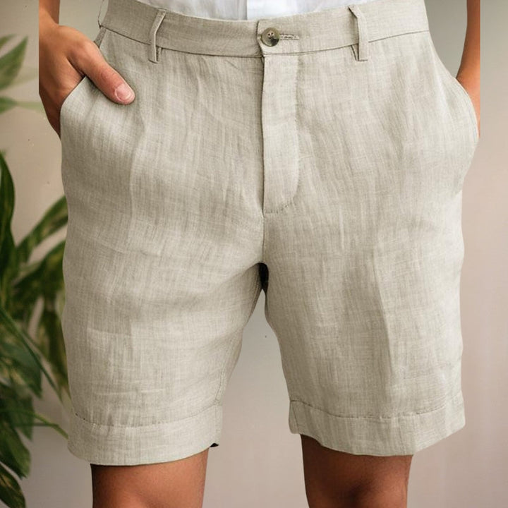 Zomer Linnen Shorts voor Heren
