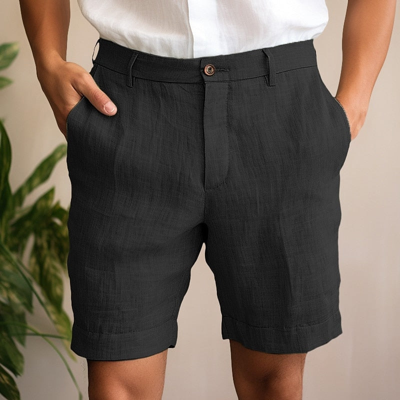 Zomer Linnen Shorts voor Heren