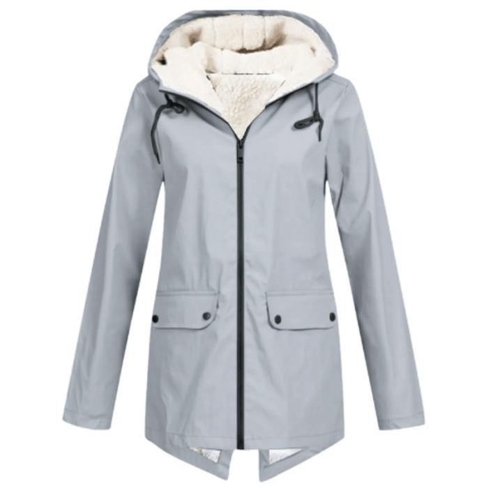 Nika | Oversized Sleek Trench Coat met Notch-Lapel