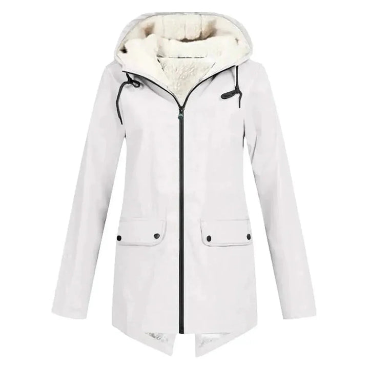 Nika | Oversized Sleek Trench Coat met Notch-Lapel