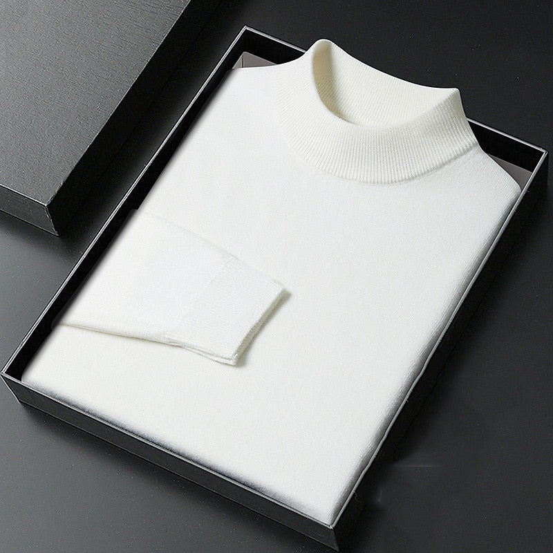 Winston | Verfijnde Mock Neck Trui