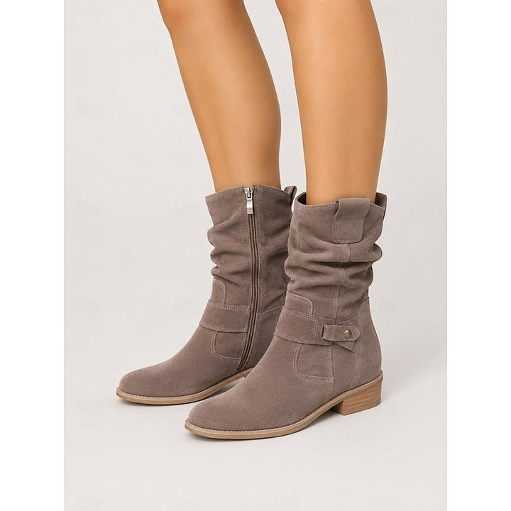 Tessa | Slouchy Buckle Enkellaarsjes
