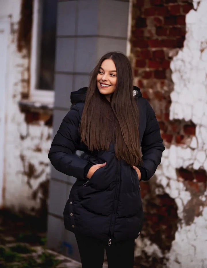 SAMANTHA – ELEGANTE ASYMMETRISCHE WINTERJAS