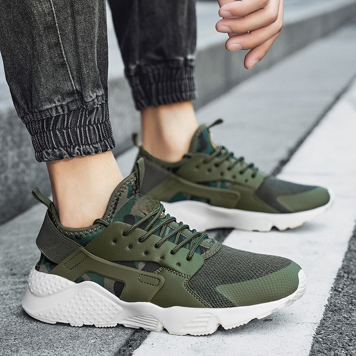 Ademende Mesh Veterschoenen met Gripzool