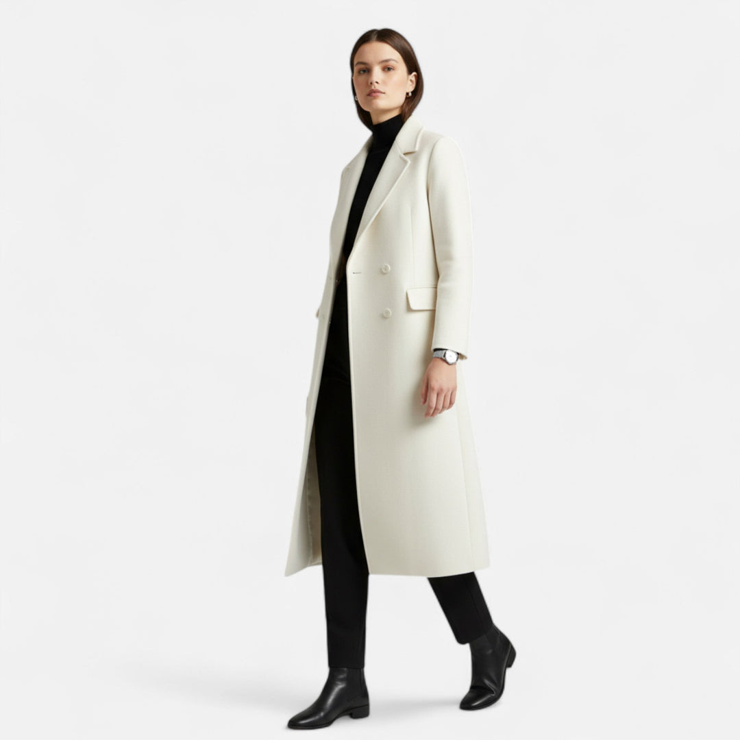 Cordelia | Notch-Lapel Dubbelzijdige Tijdloze Trenchcoat