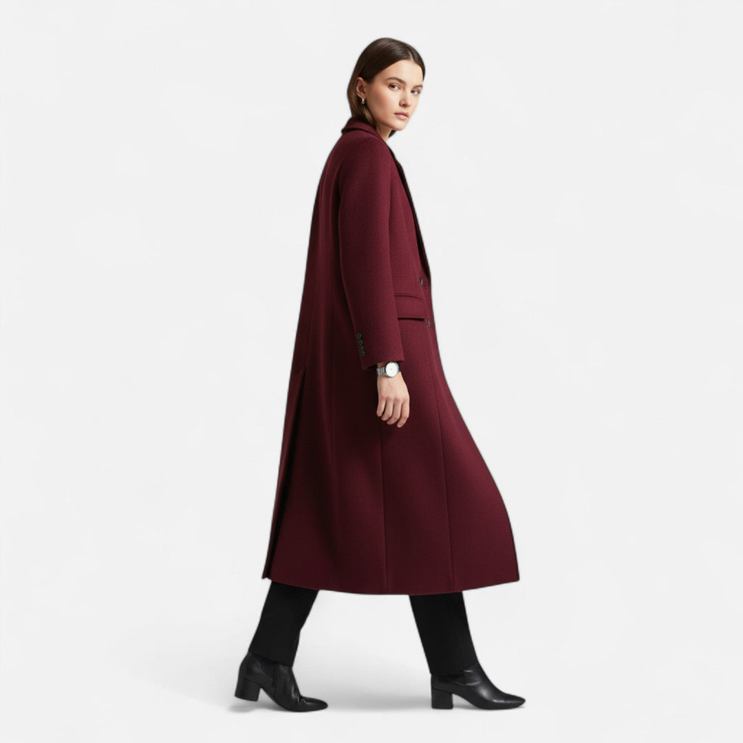 Cordelia | Notch-Lapel Dubbelzijdige Tijdloze Trenchcoat
