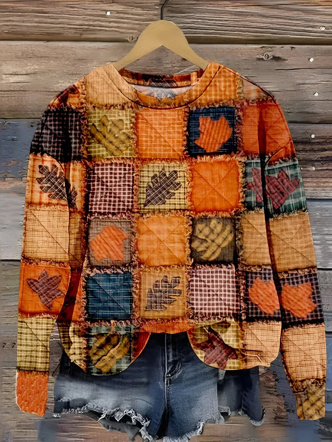 Evelien - Zachte Patchwork-Trui