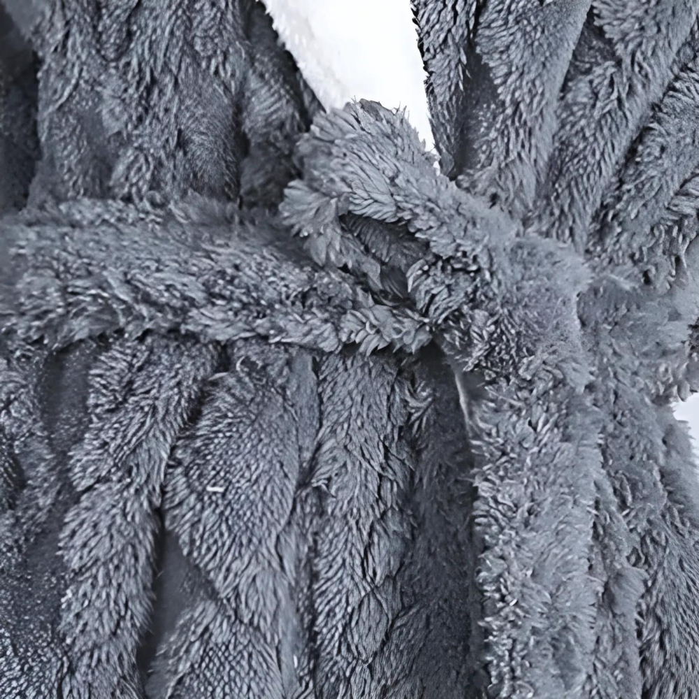 Lange Gewatteerde Cozy Plush Badjas