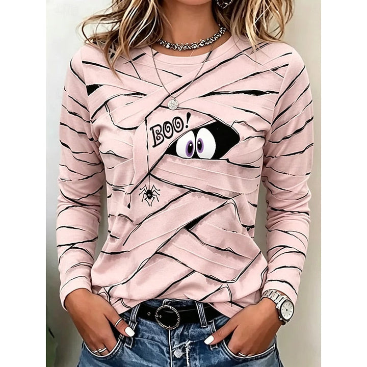 Wanda | Speelse Halloween Lange Mouwen Top