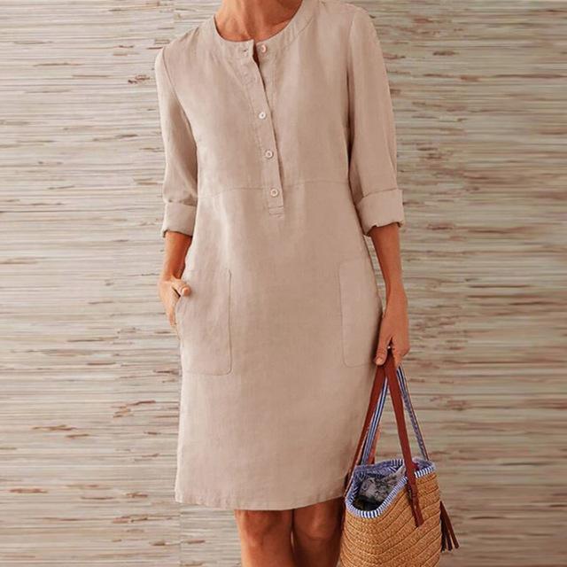 Zomerjurk met Zakken voor Dames