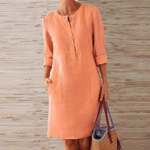 Zomerjurk met Zakken voor Dames