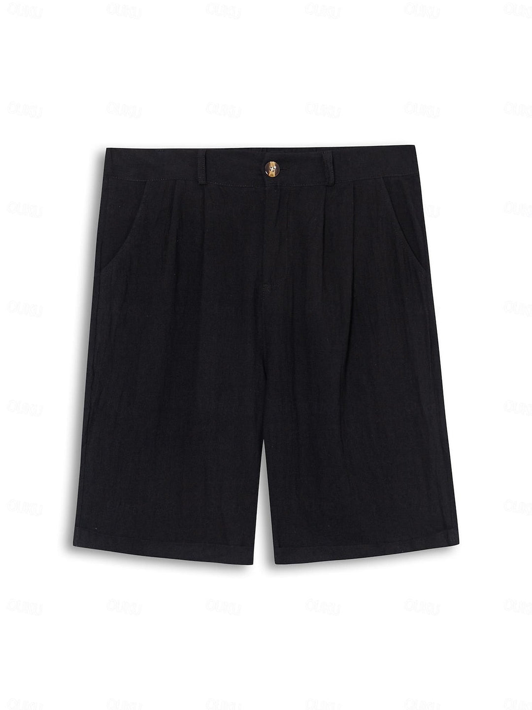 Steve's - Comfortabel Linnen Korte Broek Voor Heren
