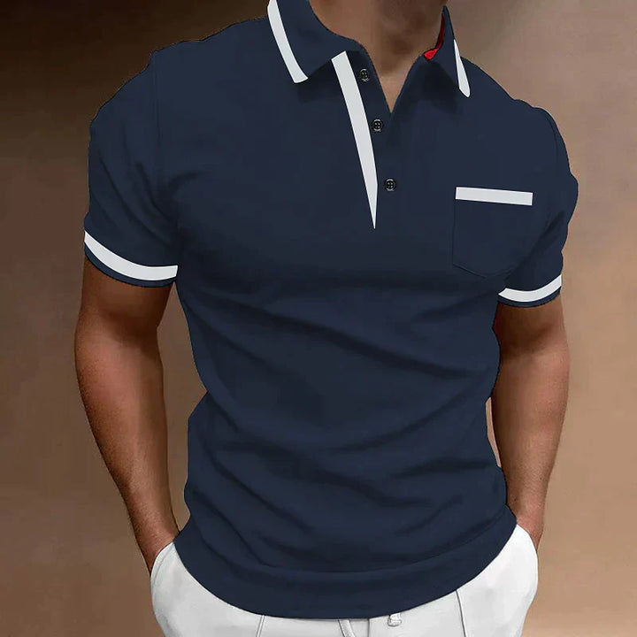 Poloshirt met Borstzak voor Heren