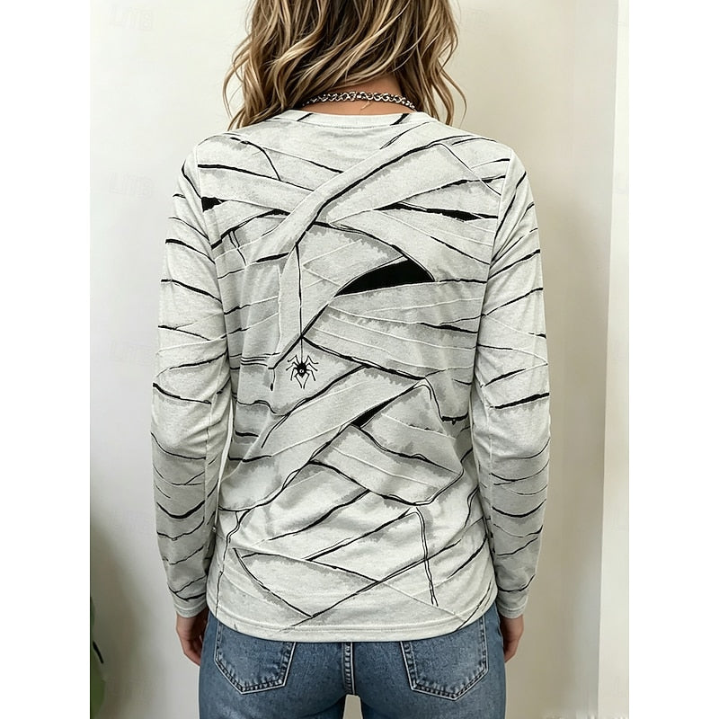 Wanda | Speelse Halloween Lange Mouwen Top
