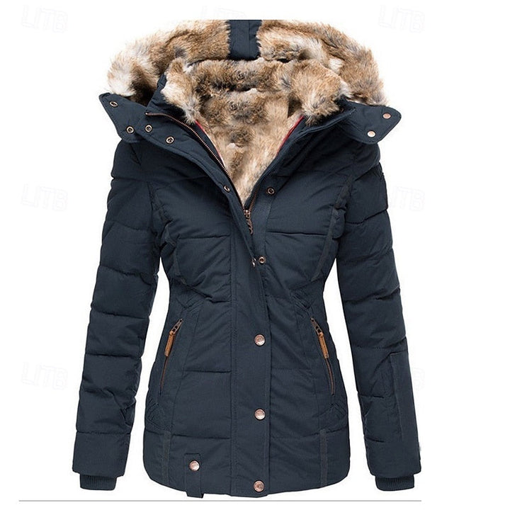 Gloria | Winterjas met bontafwerking en capuchon