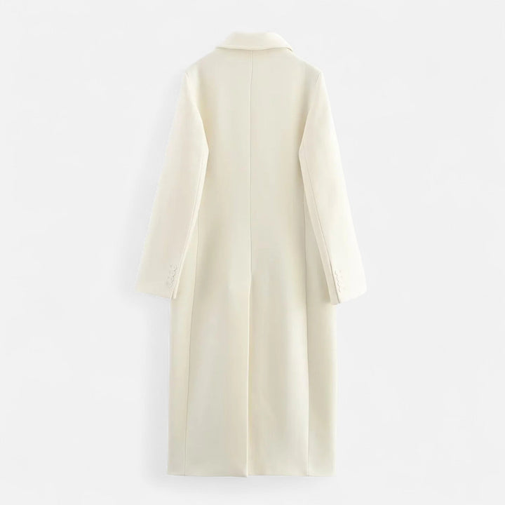 Radmila | Strakke Dubbelzijdige Vloeibare Trenchcoat