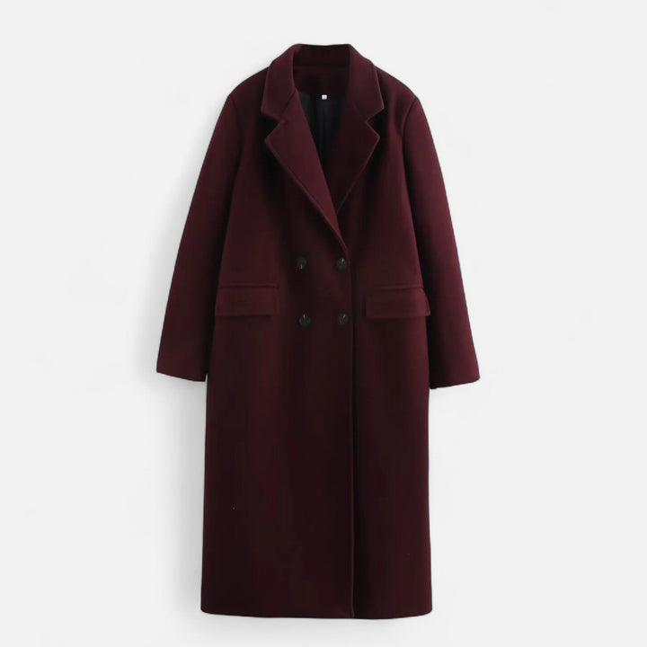 Radmila | Strakke Dubbelzijdige Vloeibare Trenchcoat