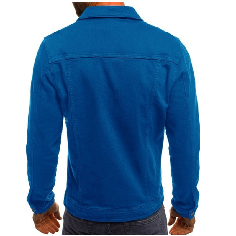 Stijlvolle Casual Heren Spijkerjack met Comfortabele Pasvorm