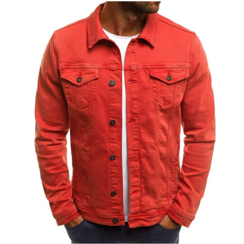 Stijlvolle Casual Heren Spijkerjack met Comfortabele Pasvorm