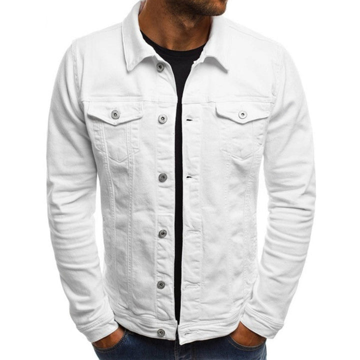 Stijlvolle Casual Heren Spijkerjack met Comfortabele Pasvorm