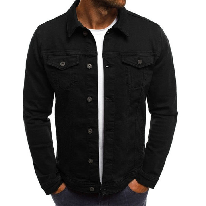 Stijlvolle Casual Heren Spijkerjack met Comfortabele Pasvorm