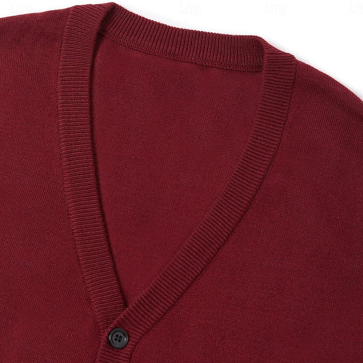 Leonard | Knop V-Hals Sweater Vest