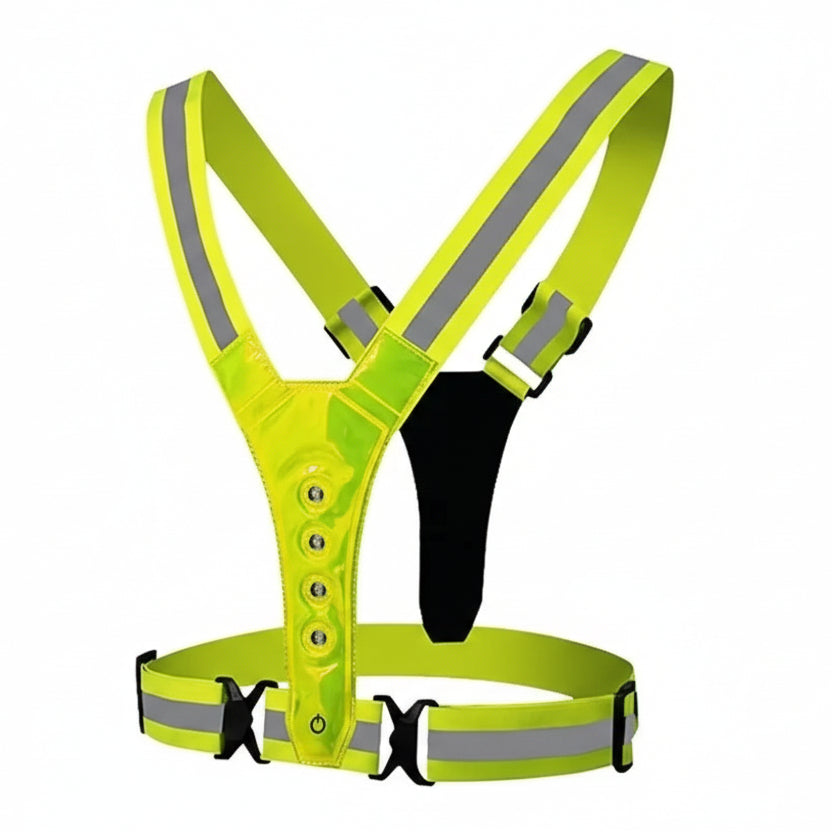 RUNSPARK – Verstelbaar LED Vest – 3 Modi voor Veilige Nachttraining