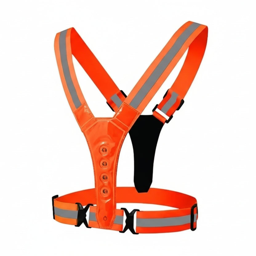 RUNSPARK – Verstelbaar LED Vest – 3 Modi voor Veilige Nachttraining