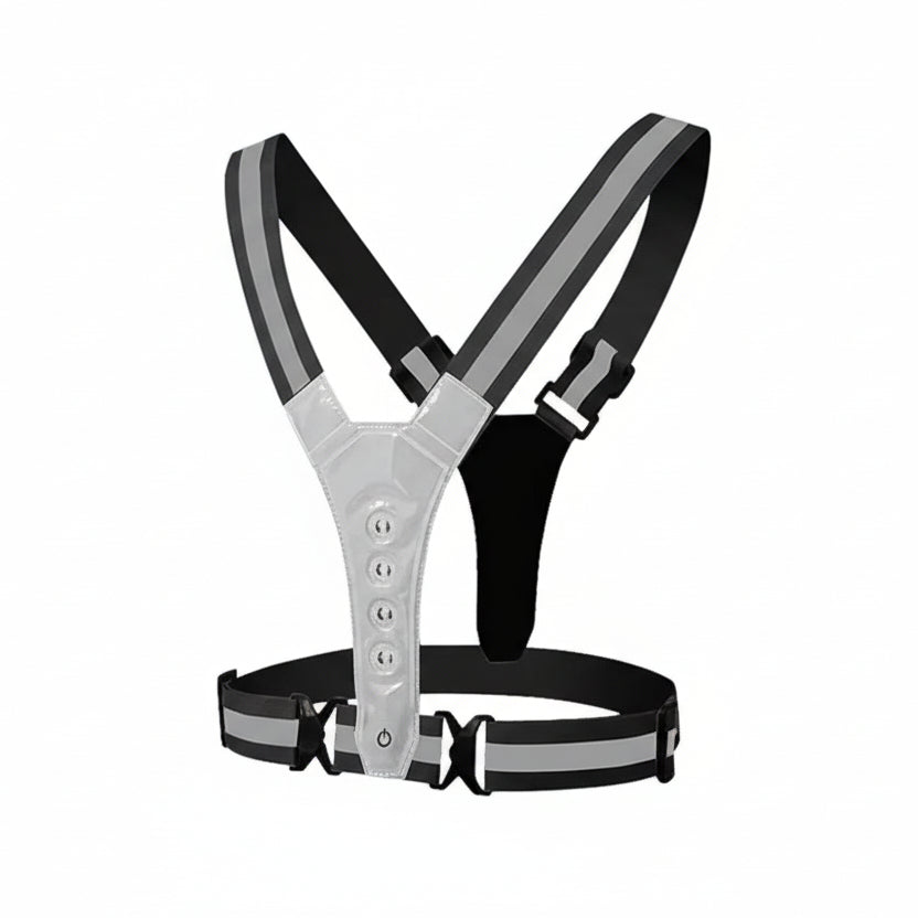 RUNSPARK – Verstelbaar LED Vest – 3 Modi voor Veilige Nachttraining