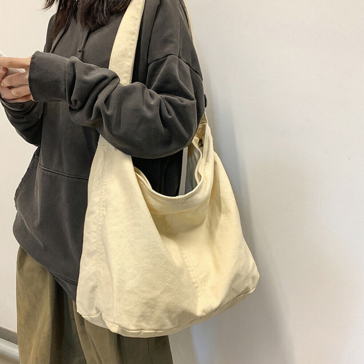 Margaux | Stijlvolle Oversized Canvas Schoudertas