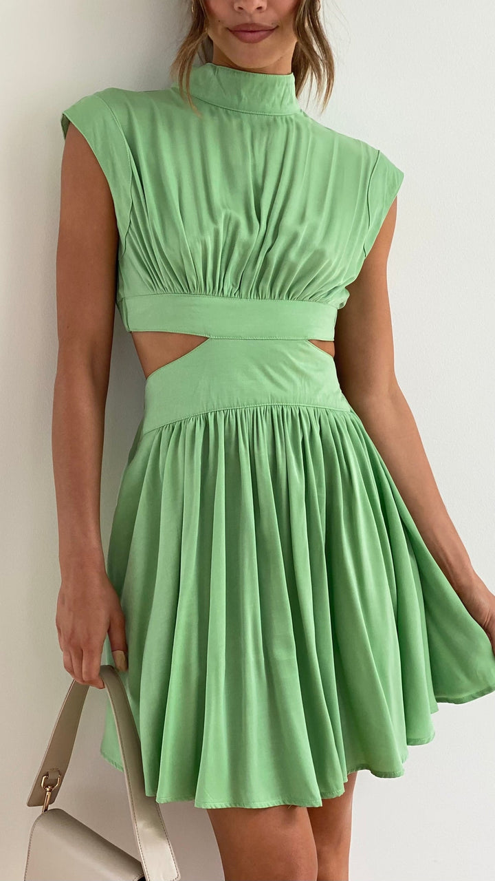 Liselotte - Trendy Glamour Mini Jurk met Accentueerde Taille voor Vrouwen