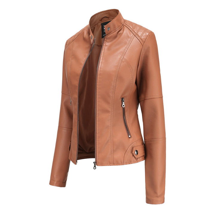 Saga | Zip-Up Stille Stijlvolle Leren Jas