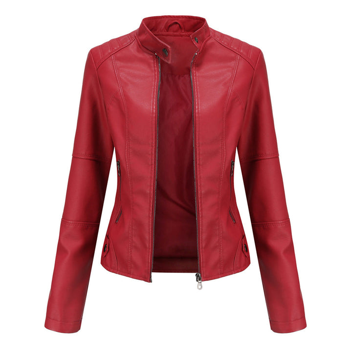 Saga | Zip-Up Stille Stijlvolle Leren Jas