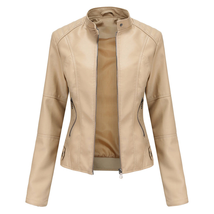 Saga | Zip-Up Stille Stijlvolle Leren Jas