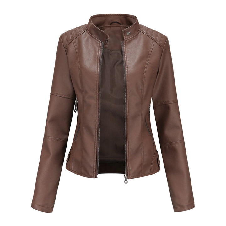 Saga | Zip-Up Stille Stijlvolle Leren Jas
