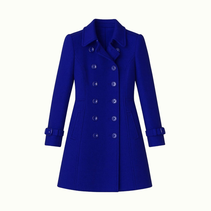 Sena | Minimalistische Trenchcoat met Notch-Lapel en Fit-and-Flare