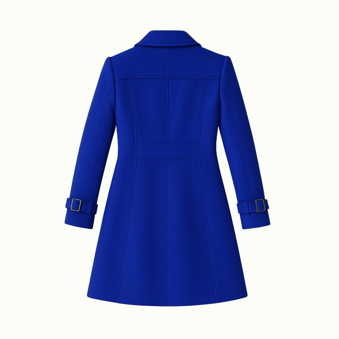 Sena | Minimalistische Trenchcoat met Notch-Lapel en Fit-and-Flare