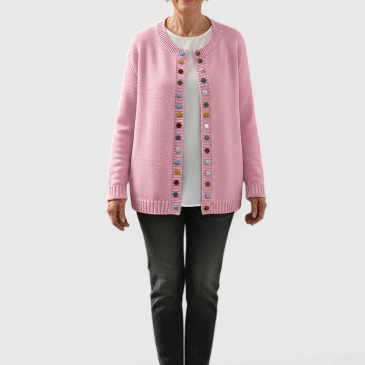 DAISY – SPEELSE KNOPEN CARDIGAN