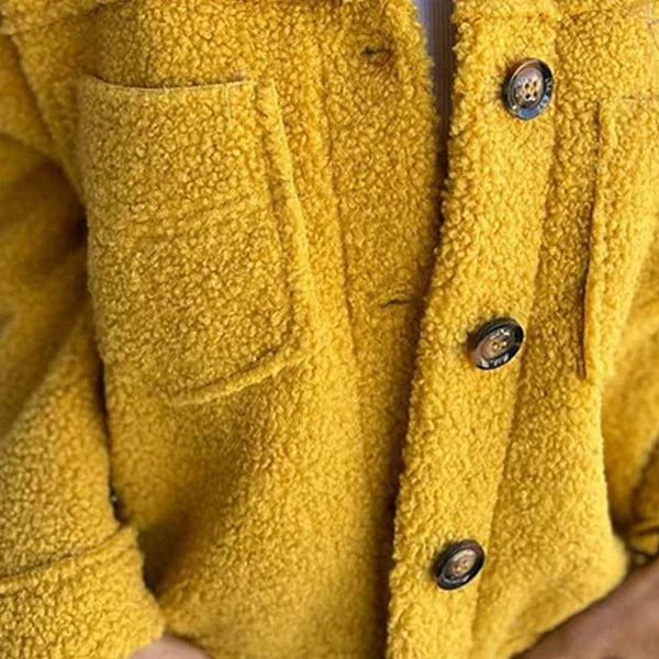 Zoe - Stijlvolle Korte Woljas met Revers