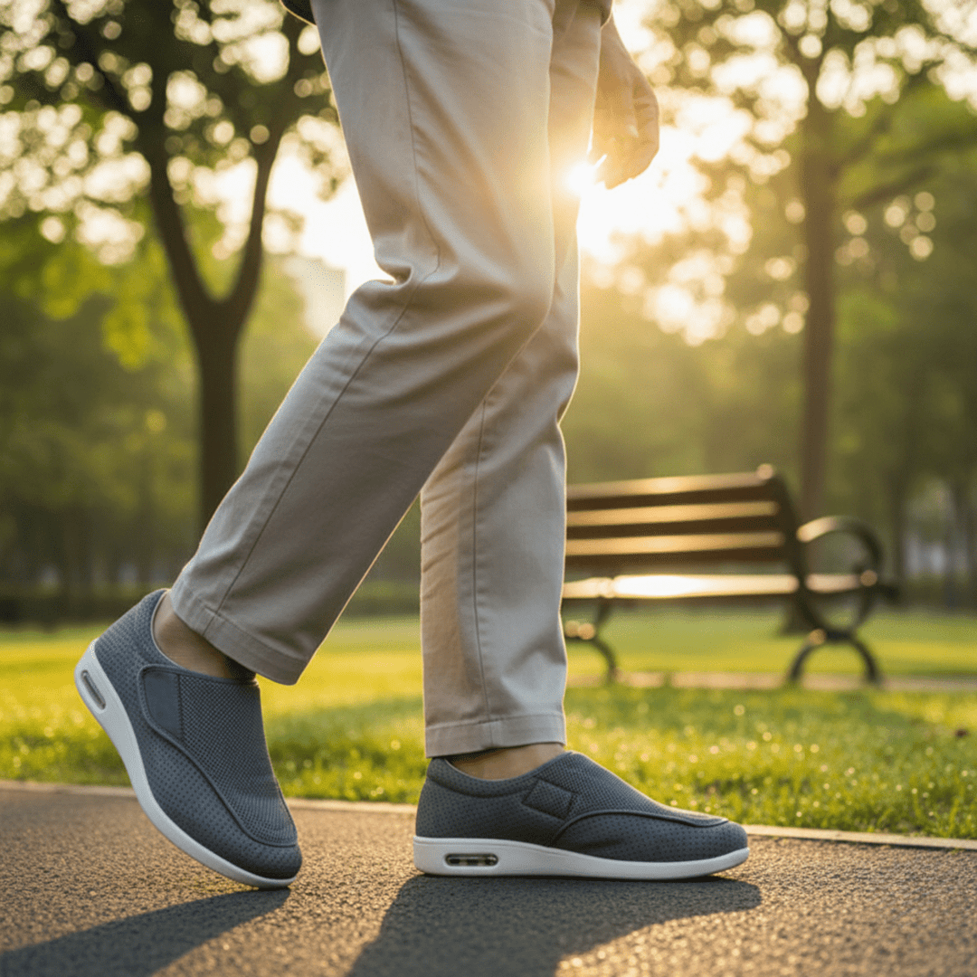 SWELLCOMFORT – Extra Brede Comfort Schoenen met Geheugenfoam & Zero-Drop Ontwerp