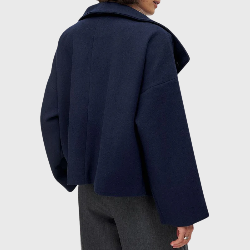 Szilvia | Oversized Dubbelzijdig Sculpted Jas