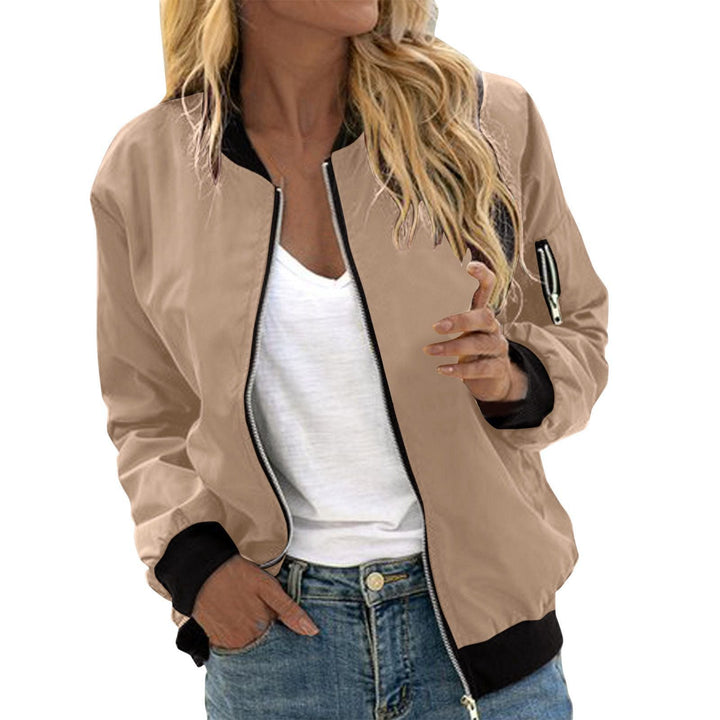 Treasa | Oversized Zip-Up Sculpted Bomberjack