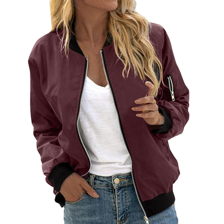 Treasa | Oversized Zip-Up Sculpted Bomberjack