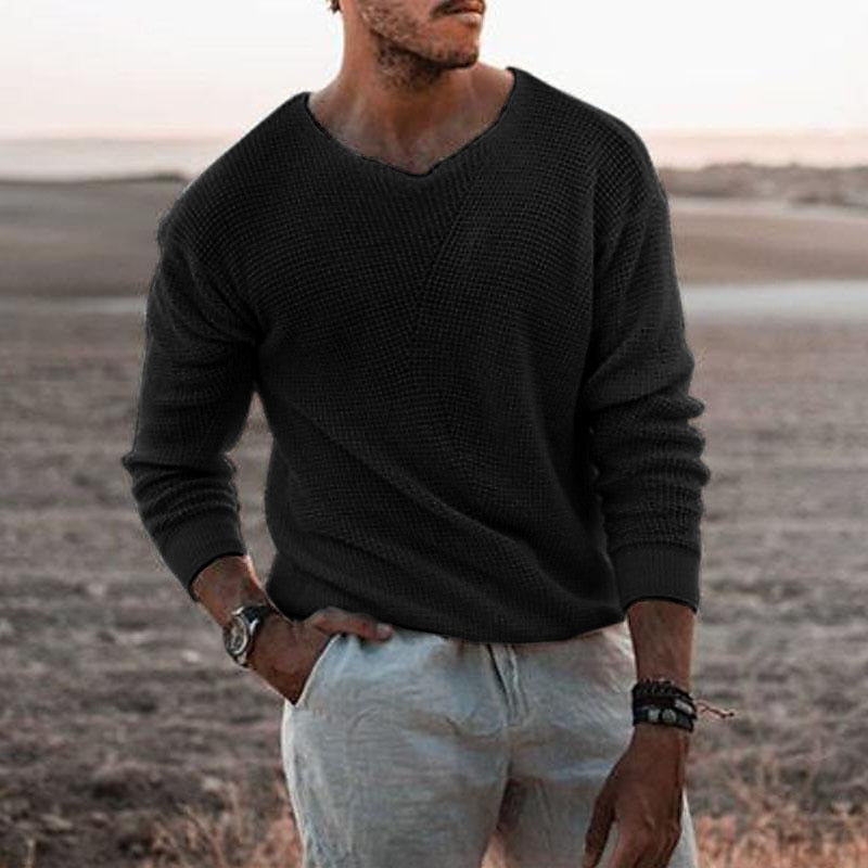 Sullivan | Textured V-hals Trui