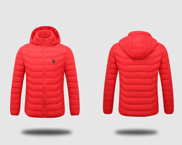 Unisex Slim Geïsoleerde Jas (Batterij niet inbegrepen)