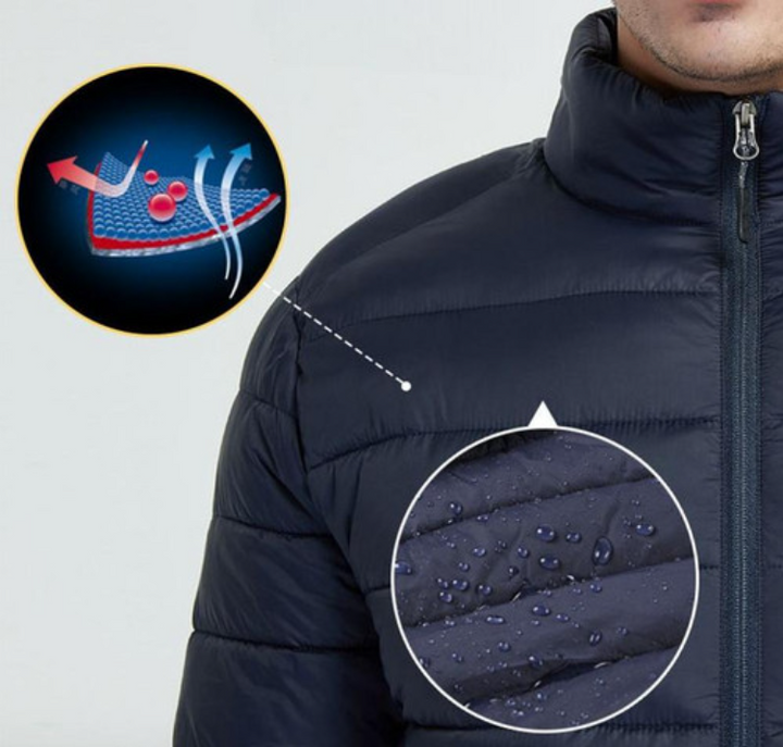 Unisex Slim Geïsoleerde Jas (Batterij niet inbegrepen)