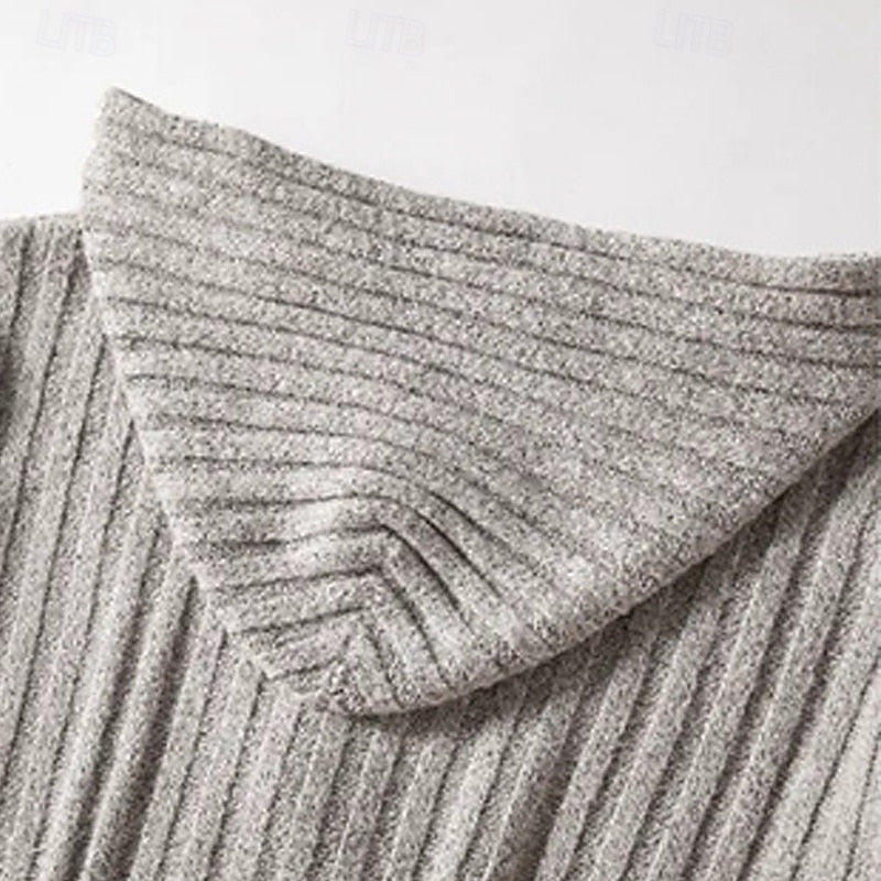 Graham | Kabelgebreide Hoodie Cardigan