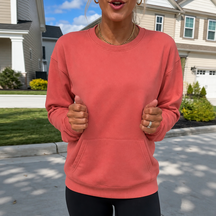 Restfield – Oversized Kangoeroe Zak Crewneck Sweatshirt
