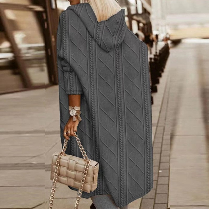 Jelone - Verlengde Hooded Cardigan