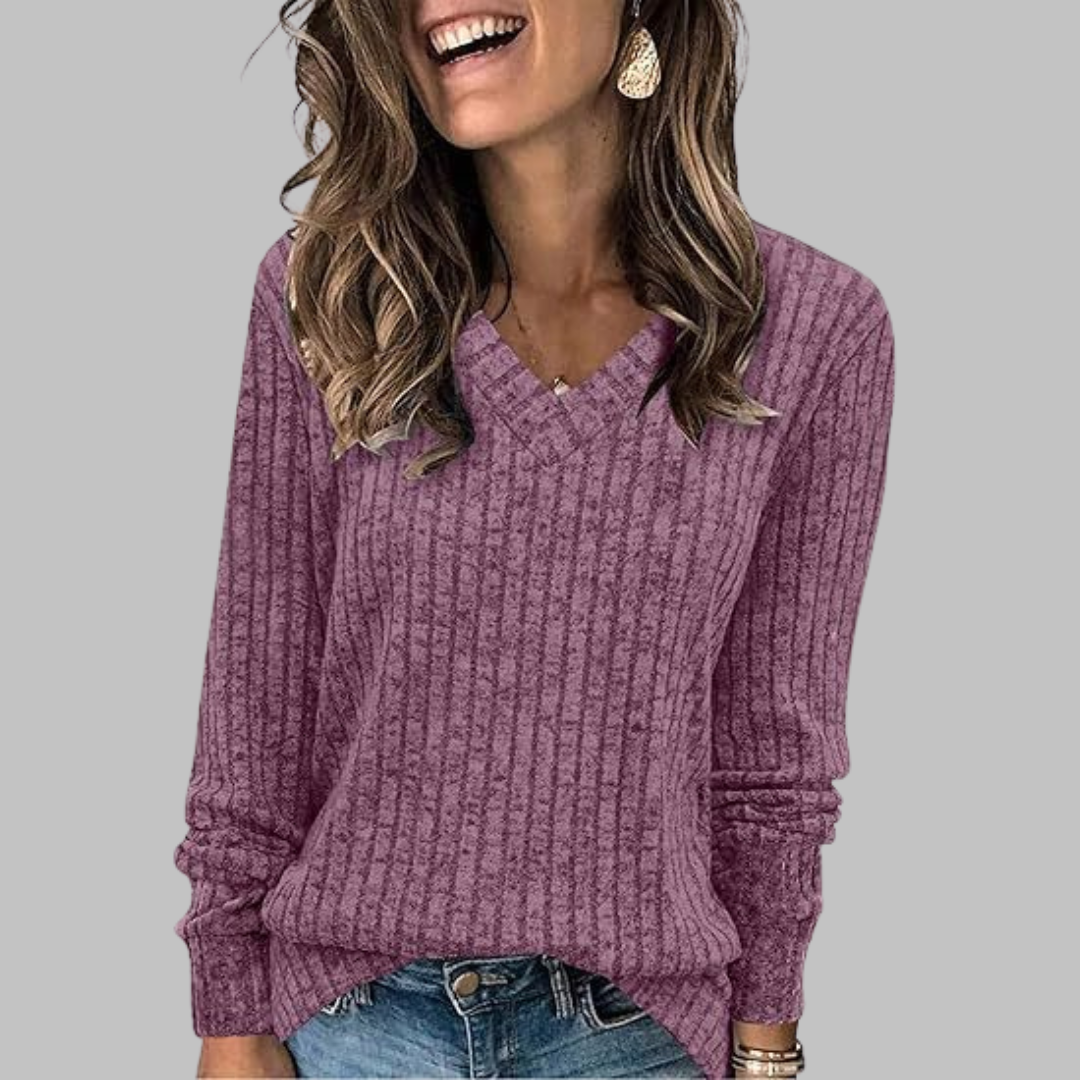 Veselina | Classic V-Hals Zekerheid Trui